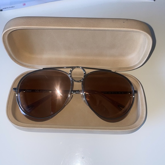 Chloe Romie Semi Rimless Aviator - Picture 4 of 8